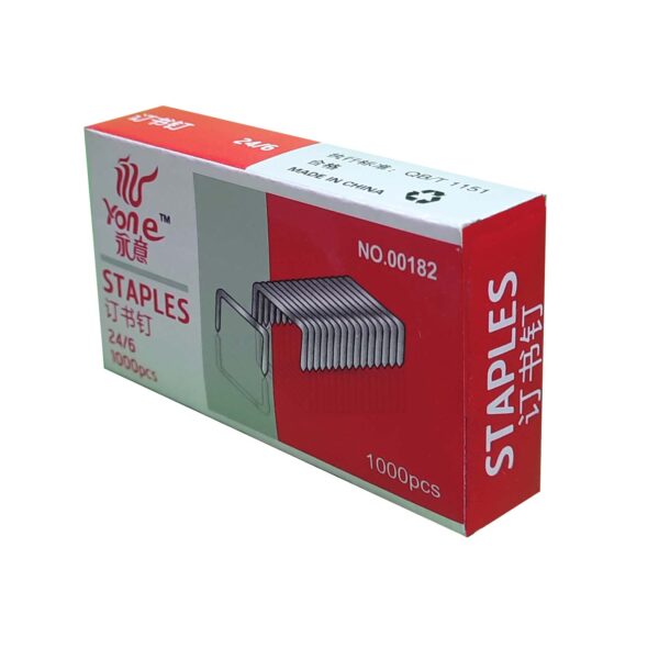 stapler needle yone staples 24.6-1 10 boxes of 1000 | لایف رایان زنجان